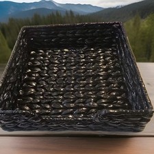 Blk wicker napkin for sale  Fort Collins