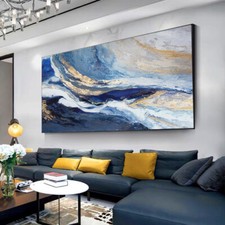 Pintura de textura simples pintada à mão pintura a óleo design moderno de decoração de parede, usado comprar usado  Enviando para Brazil