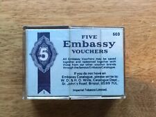 Embassy cigarette vouchers for sale  MOLD