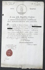 Repubblica cisalpina dipartime usato  Vimodrone