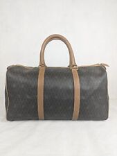 Bolsa Boston Christian Dior lona favo de mel couro PVC marrom feita na França. comprar usado  Enviando para Brazil