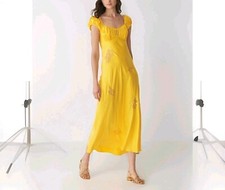 NOVO VESTIDO DOEN Gwendolyn amarelo brilhante tamanho M $450 comprar usado  Enviando para Brazil