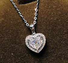 Heart crystal pendant for sale  SOUTHSEA
