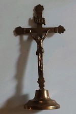 Crucifix ancien laiton d'occasion  Soyaux