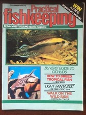 Practical fishkeeping november for sale  UK
