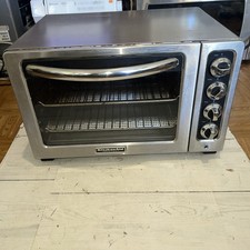 Torradeira KitchenAid KCO222OB compacta 12" prata preta aço inoxidável funciona comprar usado Torradeira KitchenAid KCO222OB compacta 12" prata preta aço inoxidável funciona comprar usado  Enviando para Brazil