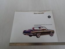 Brochure originale chrysler usato  Santena