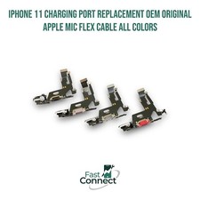 Usado, Porta de carregamento iPhone 11 substituição OEM original Apple microfone cabo flexível todas as cores comprar usado  Enviando para Brazil