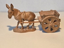 Holzfigur esel holzkarren gebraucht kaufen  Berlin