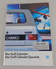 Prospekt golf cabriolet gebraucht kaufen  Jever