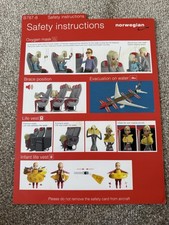 Norwegian b787 safety for sale  FOLKESTONE