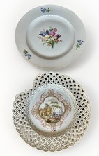 Meissen pair plates for sale  THORNTON HEATH