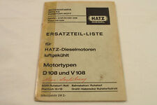 Hatz d108 v108 gebraucht kaufen  Merseburg