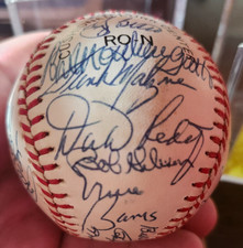 UM BARTLETT GIAMATTI HALL OF FAME MULTI AUTÓGRAFO 32 ASSINADO HOF BALL AUTOGRAFADO BAS, usado comprar usado  Enviando para Brazil