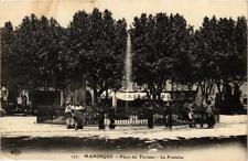 Cpa manosque place d'occasion  Expédié en Belgium
