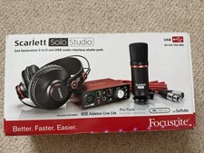Focusrite scarlett solo for sale  GRANTHAM