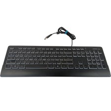 Teclado AZIO Prism KB507 USB con cable tamaño completo Windows PC teclado numérico retroiluminado segunda mano  Embacar hacia Mexico