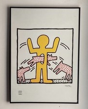 Keith haring lithographie d'occasion  Saint-Jean-Pied-de-Port