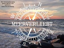 Aufkleber meerverliebt windros gebraucht kaufen  Munster