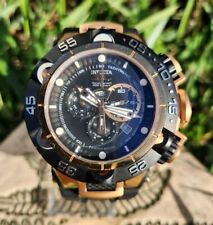 Invicta Subaqua 12888 cronógrafo LIMITADO preto/ouro 50mm relógio Ronda 5050E BOM comprar usado  Enviando para Brazil