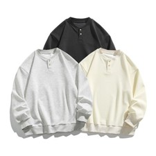 Moletom com capuz masculino casual folgado manga longa pulôver comprar usado  Enviando para Brazil