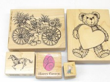 Wood block rubber for sale  Amherst