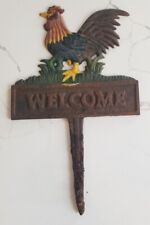 Rooster welcome sign for sale  Valdosta