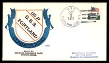 Mayfairstamps US Naval 1970 USS Portland Commissioning Cover aas_54083 comprar usado  Enviando para Brazil