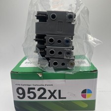 Combo de tinta preta e colorida 952XL pacote com 4 para HP OfficeJet Pro - Nova tecnologia de chip comprar usado  Enviando para Brazil