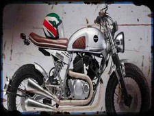 Metal sign motorbike for sale  UK