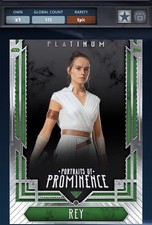 Star Wars Card Trader - Platinum Epic Rey comprar usado  Enviando para Brazil