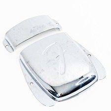Vintage Fender Jazz Cinzeiro Baixo Cinzeiro Capa Ponte e Captador Conjunto de Capa Cromado Clássico comprar usado  Enviando para Brazil