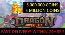 [GRÁTIS 500K] 5 milhões de moedas | Moedas | Roblox | Dragon Adventures comprar usado  Enviando para Brazil