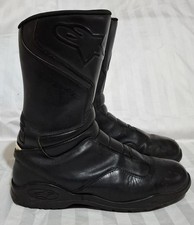 Botas de Equitação Alpinestars Masculinas de Couro Preto Tamanho 43 Bom Estado de Limpeza comprar usado  Enviando para Brazil