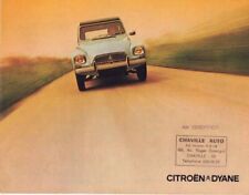 Citroën dyane brochure for sale  Shipping to Ireland