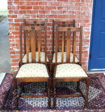Set antique oak for sale  Spring