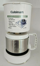 Cafeteira Cuisinart DCC-450 branca 4 xícaras filtro de garrafa de aço inoxidável comprar usado  Enviando para Brazil