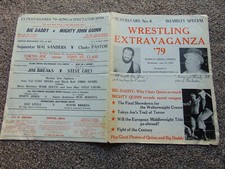 British wrestling programme for sale  LONDON