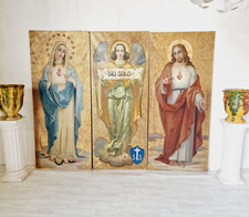 Ancien triptyque peintures d'occasion  Montpellier-