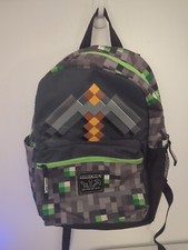 Usado, Mochila infantil JINX Minecraft Creepy Creeper livro escolar cinza escuro verde 17" comprar usado  Enviando para Brazil
