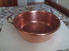 Ancienne bassine cuivre d'occasion  Arques-la-Bataille
