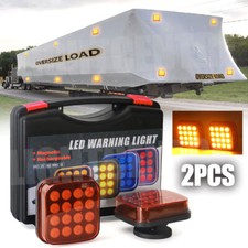 2 lanternas traseiras magnéticas sem fio LED reboque reboque reboque operadas por bateria USB comprar usado  Enviando para Brazil
