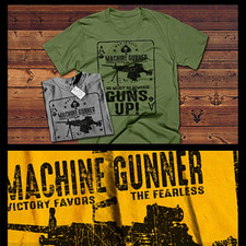 Camiseta de combate militar infantaria metralhadora arma guerreiro citação camiseta comprar usado  Enviando para Brazil