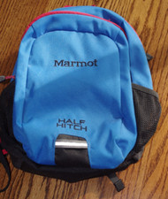 Mochila Marmot Half Hitch azul vermelha infantil jovem criança mini alça de peito para caminhada comprar usado  Enviando para Brazil