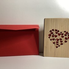 P073 holzkarte herz gebraucht kaufen  Bad Wimpfen