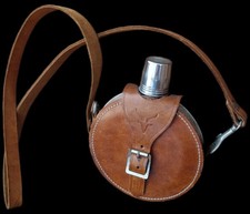 Feldflasche jagdflasche lederh gebraucht kaufen  Weyhe