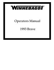 Winnebago 1993 brave for sale  Chicago