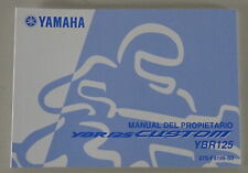 Manual do proprietário Yamaha YBR 125 suporte personalizado 02/2008 espanhol comprar usado  Enviando para Brazil