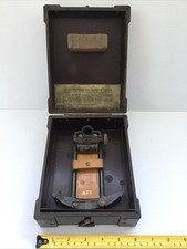 Vintage Segunda Guerra Mundial Padrão Naval/RAF 1152 Ferramenta Círculo Azimute em Baquelite e Estojo de Madeira comprar usado  Enviando para Brazil