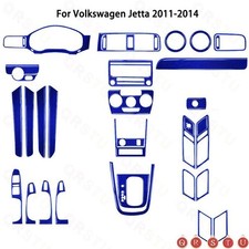 43 peças kit de acabamento de capa completa de fibra de carbono azul para Volkswagen Jetta Sedan 2011-2014, usado comprar usado  Enviando para Brazil
